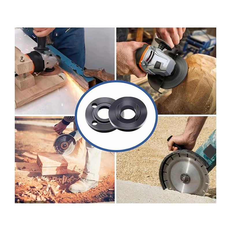 AC88-8-قطعة 5/8 بوصة-11 مجموعة صامولة شفة، موصل عمود تمديد طاحونة الزاوية مع مفتاح ربط قابل للتعديل