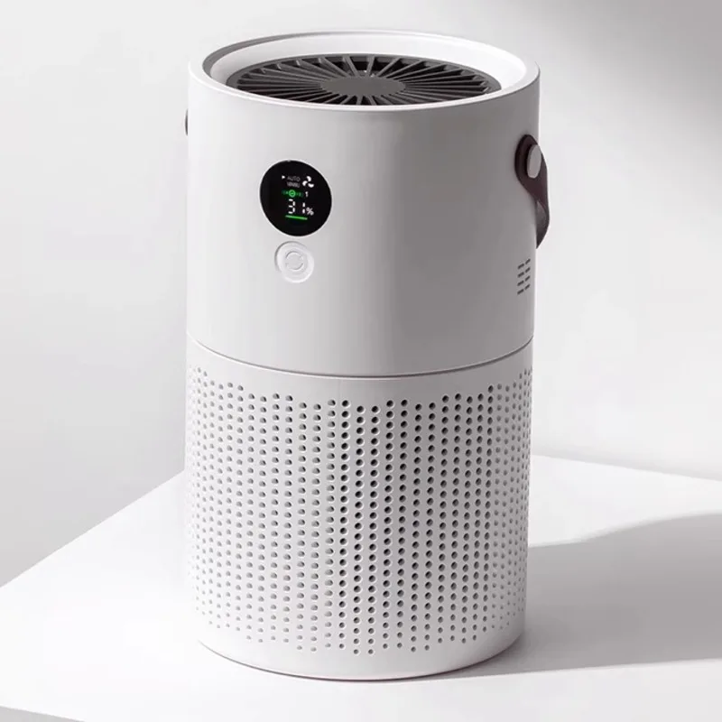 Воздухоочиститель, маленький настольный офисный портативный домашний очиститель воздуха для спальни, удаляет б/у дым, формальдегид и отрицательные ионы