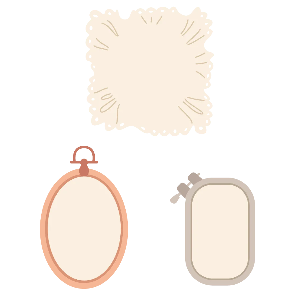 

Lovely Layers Shaped Embroidery Hoops Metal Cutting Dies for DIY Making Card Scrapbook Embossed Paper Album Craft Supplies
