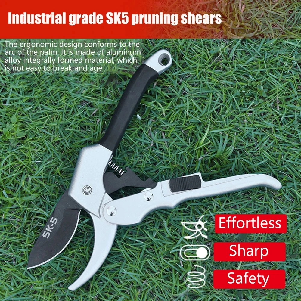 

SK5 Pruning Shears Plant Trim Horticulture Hand Garden Shear Shrub Orchard Branch Shear Tools Professional Shears for the Garden