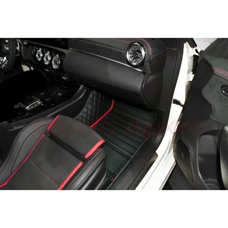 Tapis de sol de voiture 5D personnalisés, accessoires d'intérieur de voiture, tapis pour Porsche Broderie ENNE 2018-2023 2011-2017 Cayman 2013-2016