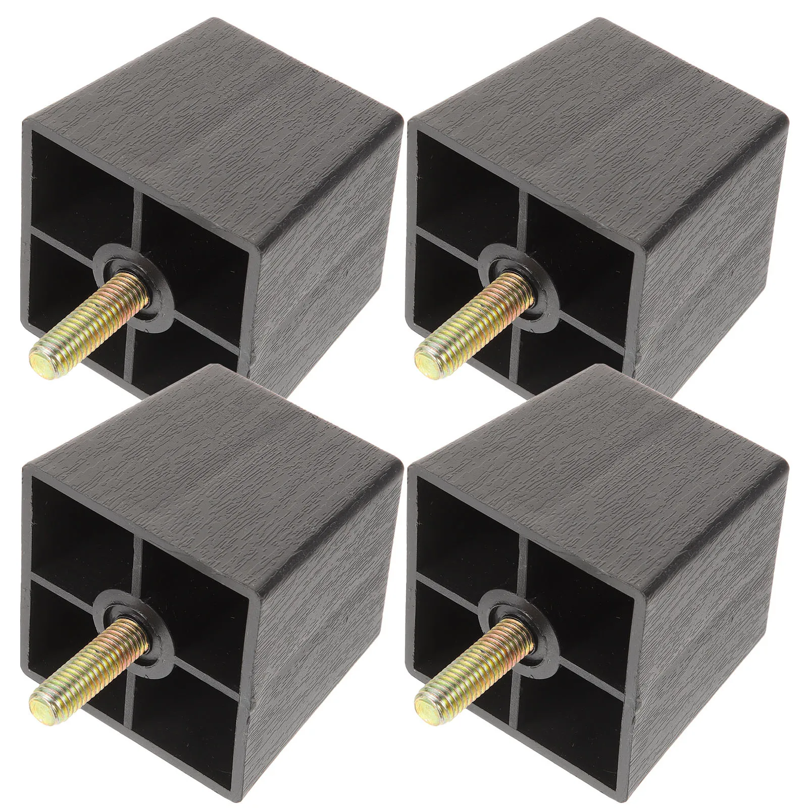 4 قطعة أقدام أثاث مربعة أرجل بديلة شديدة التحمل لأريكة الأريكة وكرسي وخزانة الطاولة وأرجل الأريكة المكتبية المنزلية