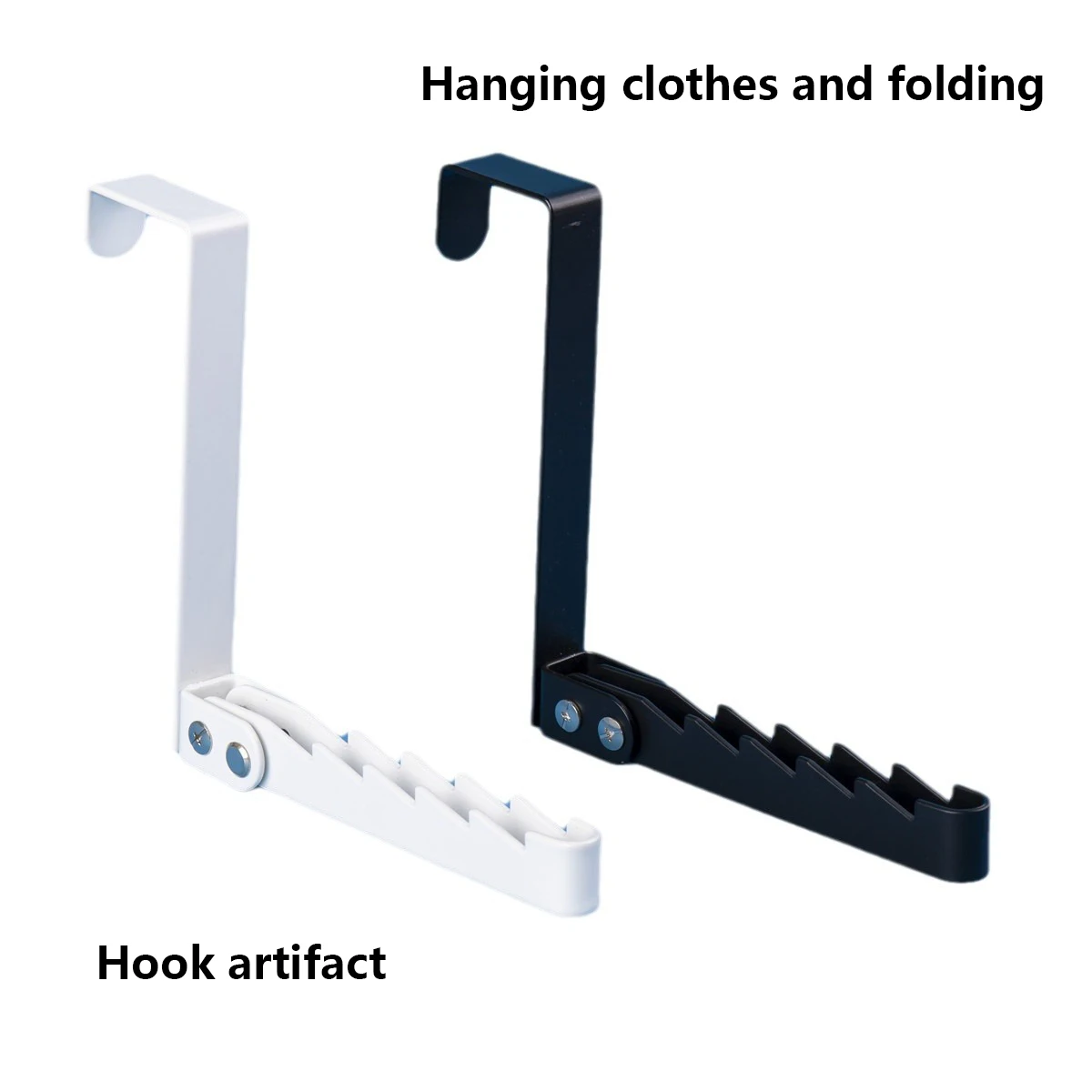 New Product Creative Folding Clothes Hanging Artifact Invisible Indoor Door Top Hat Storage Rack Clothes Hook