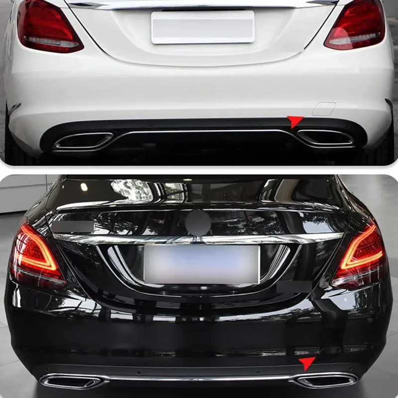 For Mercedes Benz C-Class W205 2015-2021 Car Rear Bumper Tow Hook Eye Cover Trim Trailer Cover Cap 2058850224 Auto Accessories