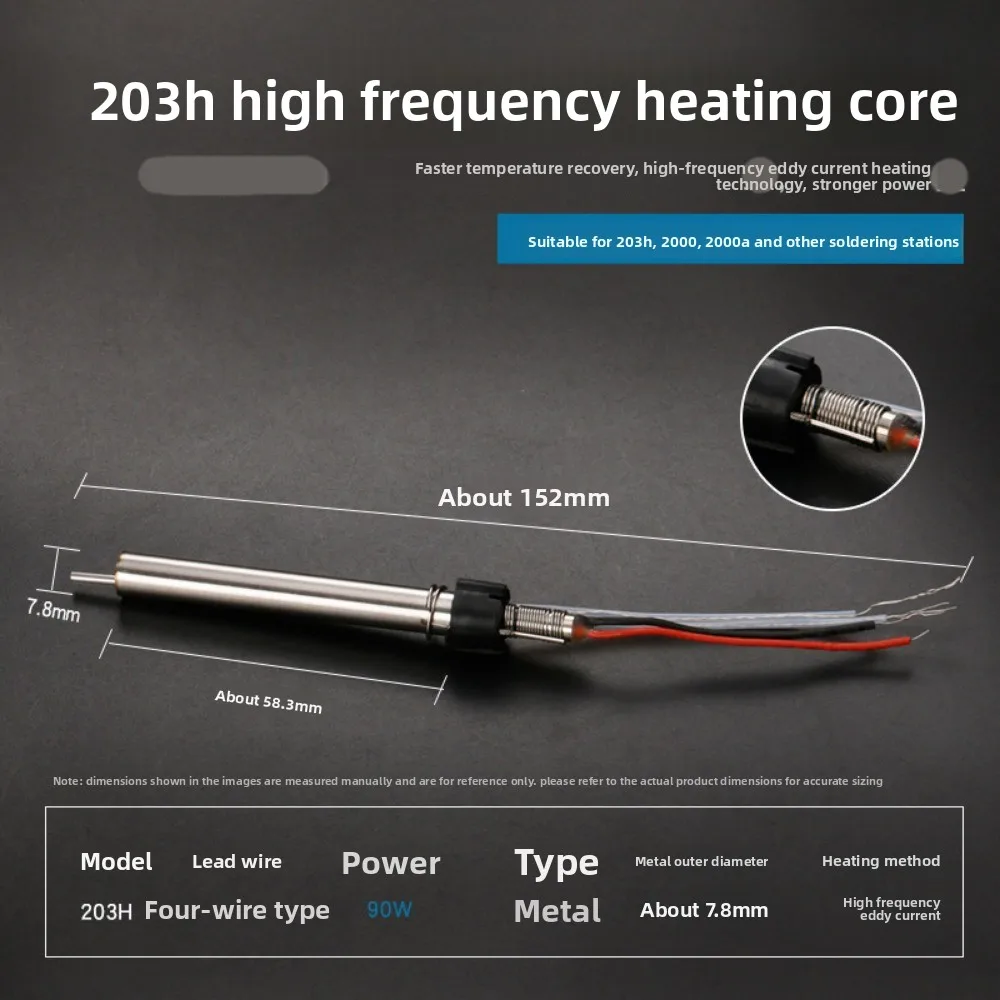 High Quality 50W 24V 936 Heating Element High-frequency 969A 203H High-power Ceramic Heater Core 1321 1322 1323 Soldering Iron