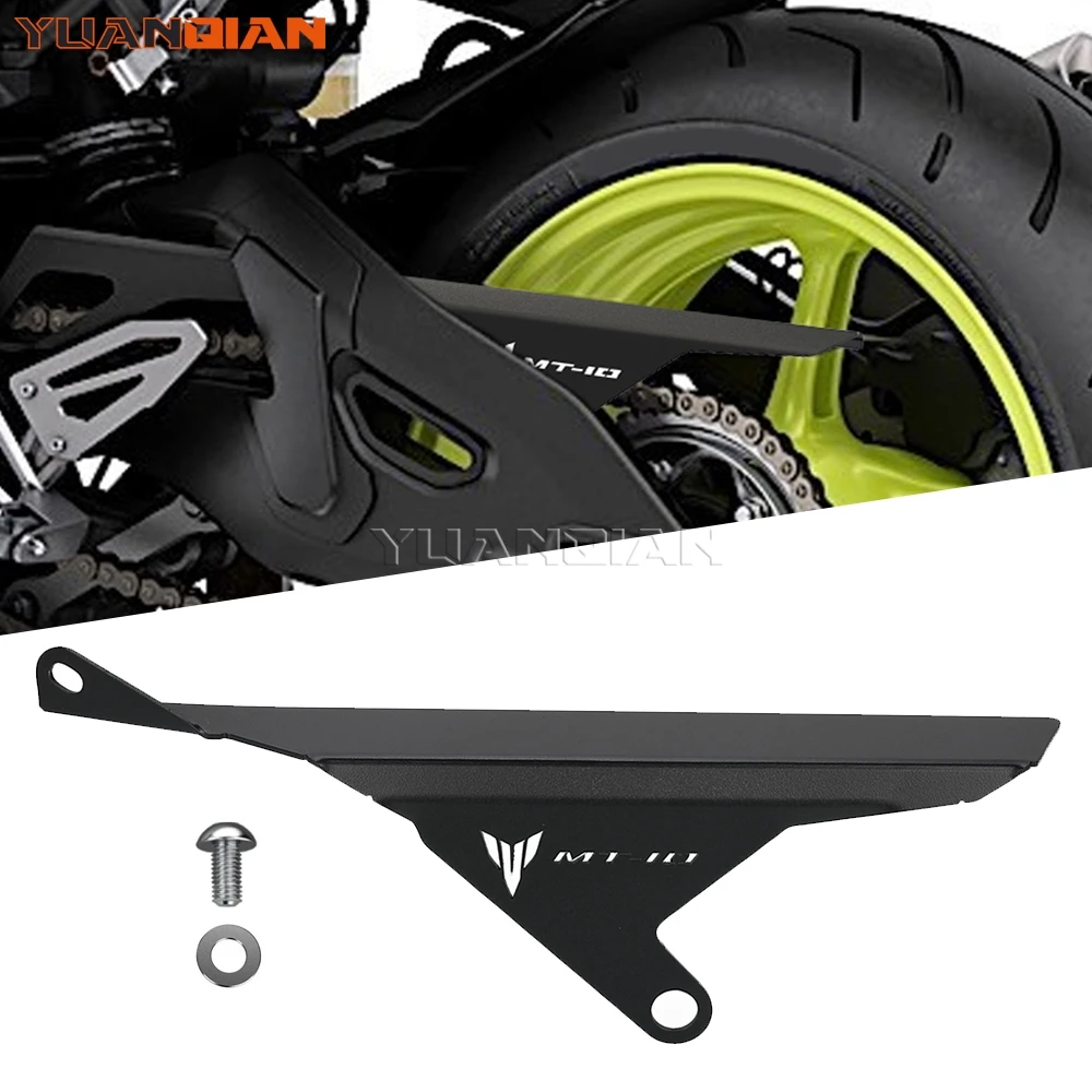 

For Yamaha MT-10 MT10 MT 10 SP 2016 2017 2018 2019 2020 2021 - 2025 Motorcycle Sprocket Rear Wheel Chain Guard Protector Cover