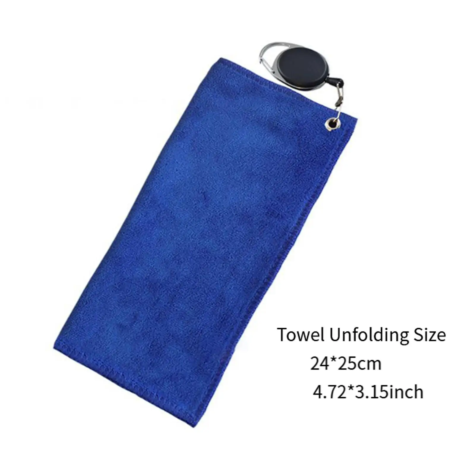 منشفة جولف من الألياف الدقيقة على الوجهين، خطاف تعليق مريح، منشفة نادي الجولف، ملحقات الجولف لرياضة الجولف واليوجا واللياقة البدنية في الهواء الطلق