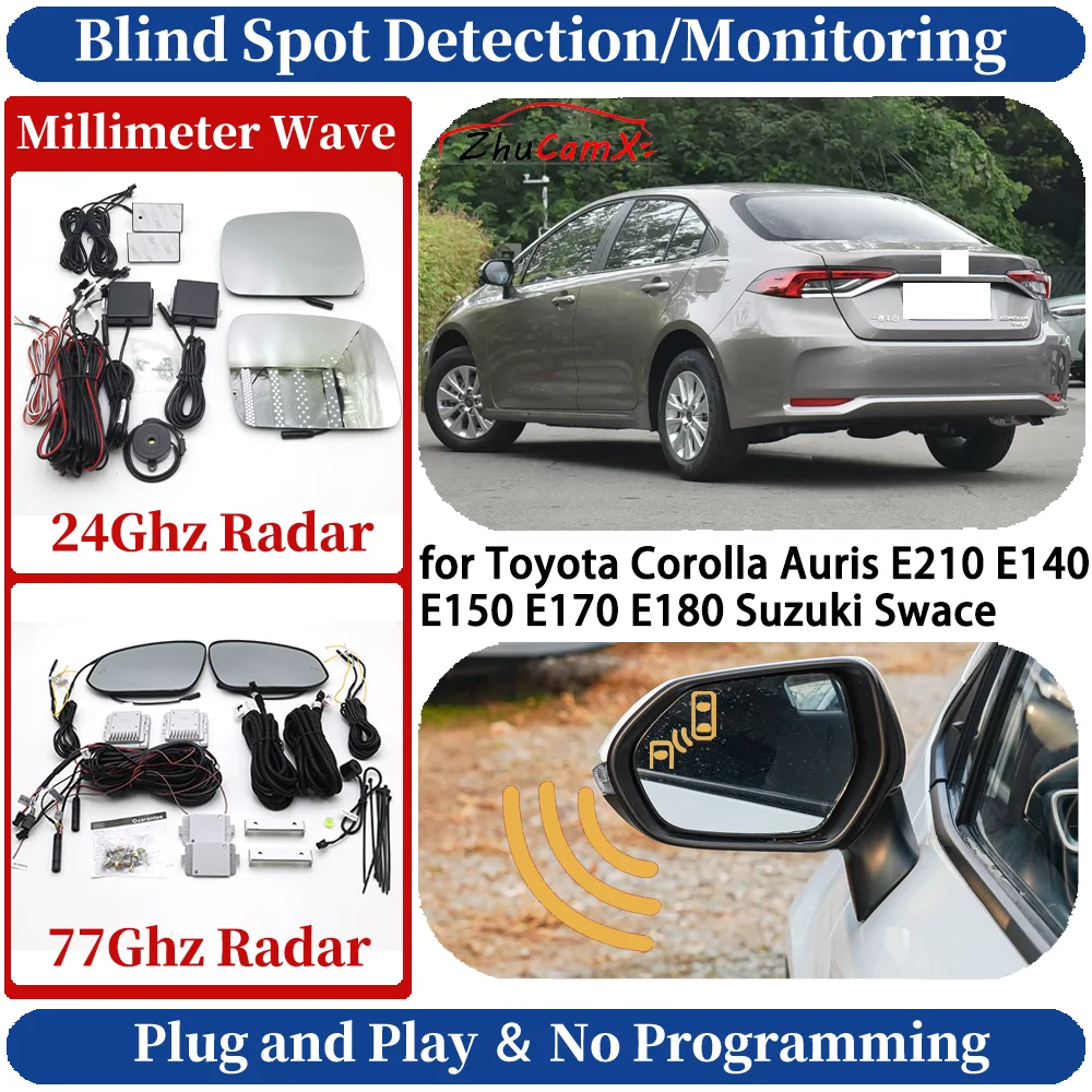 

Blind Spot Monitoring/Detection System for Toyota Corolla Auris E210 E140 E150 E170 E180 Suzuki Swace Driving Lane Change Assist