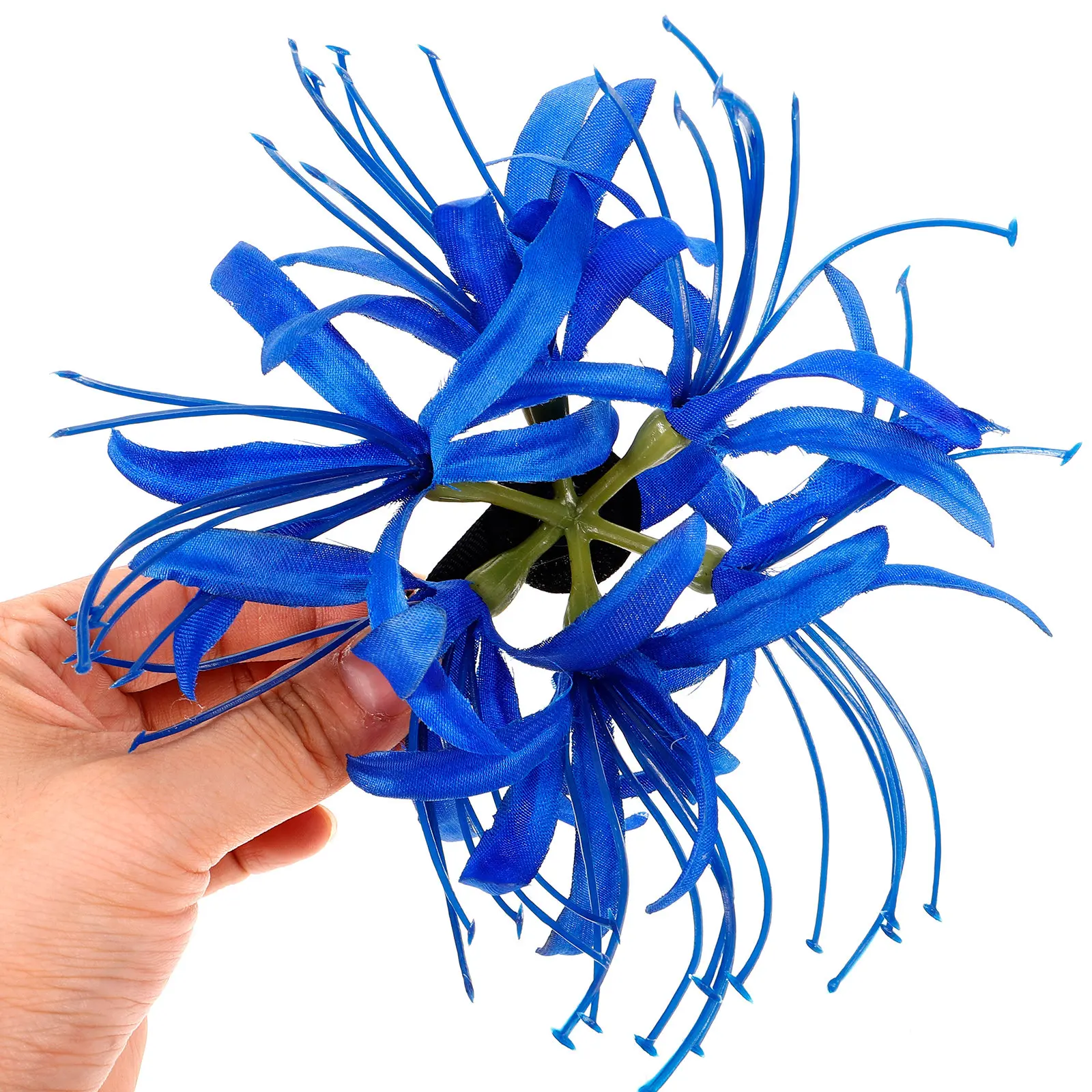 Large Flower Hair Claw Clip for Women Sturdy Cloth Plastic Material Holds Hair Firmly No Slip Damage Free for Parties Ceremonies