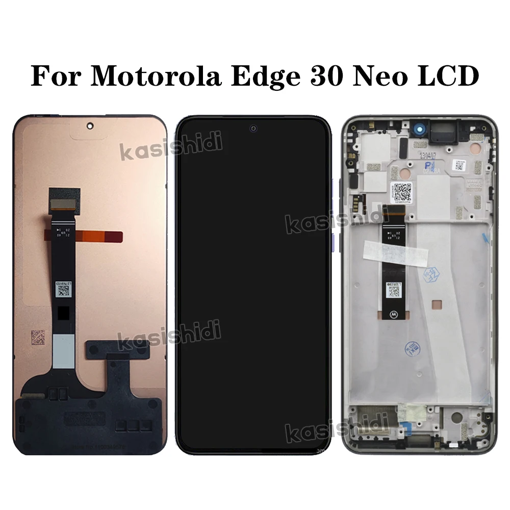 6.28\'\' For Motorola Edge 30 Neo LCD XT2245-1 LCD Touch Screen Digitizer Assembly For Moto Edge30 Neo Display Parts