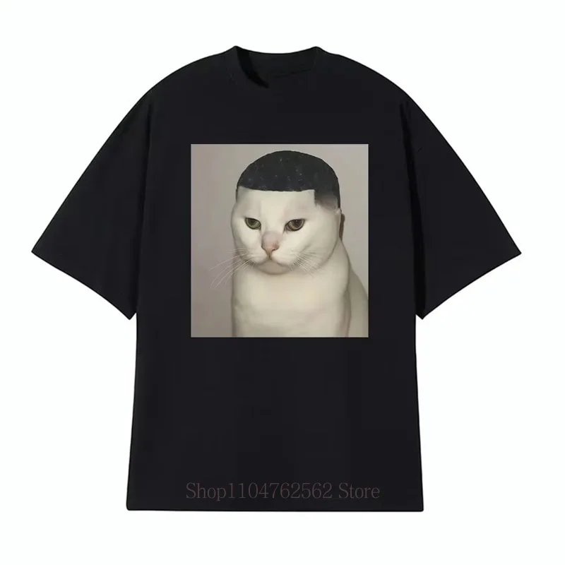 Fun Crazy Cat Print T-shirts for Women Summer Casual Fashion Cute Funny Streetwear Tops Comfort Crew Neck Short Sleeve Tees