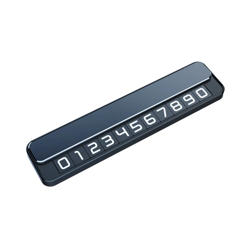 New Double-number Temporary Parking Sign Car Moving Number Plate Creative Hidden Temporary Parking Sign, Car Decoration