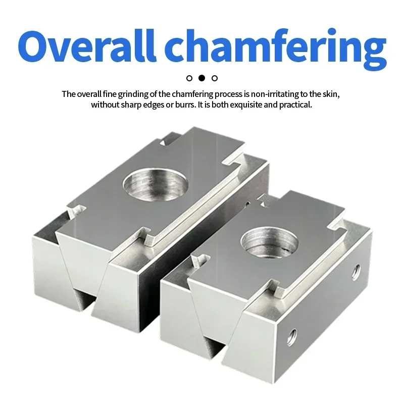 Precision Inclined-Plate Double-Sided OK Clamp M6 M8 M10, CNC Multi-Station Wedge-Shaped Clamping Block Assembly For Lathe