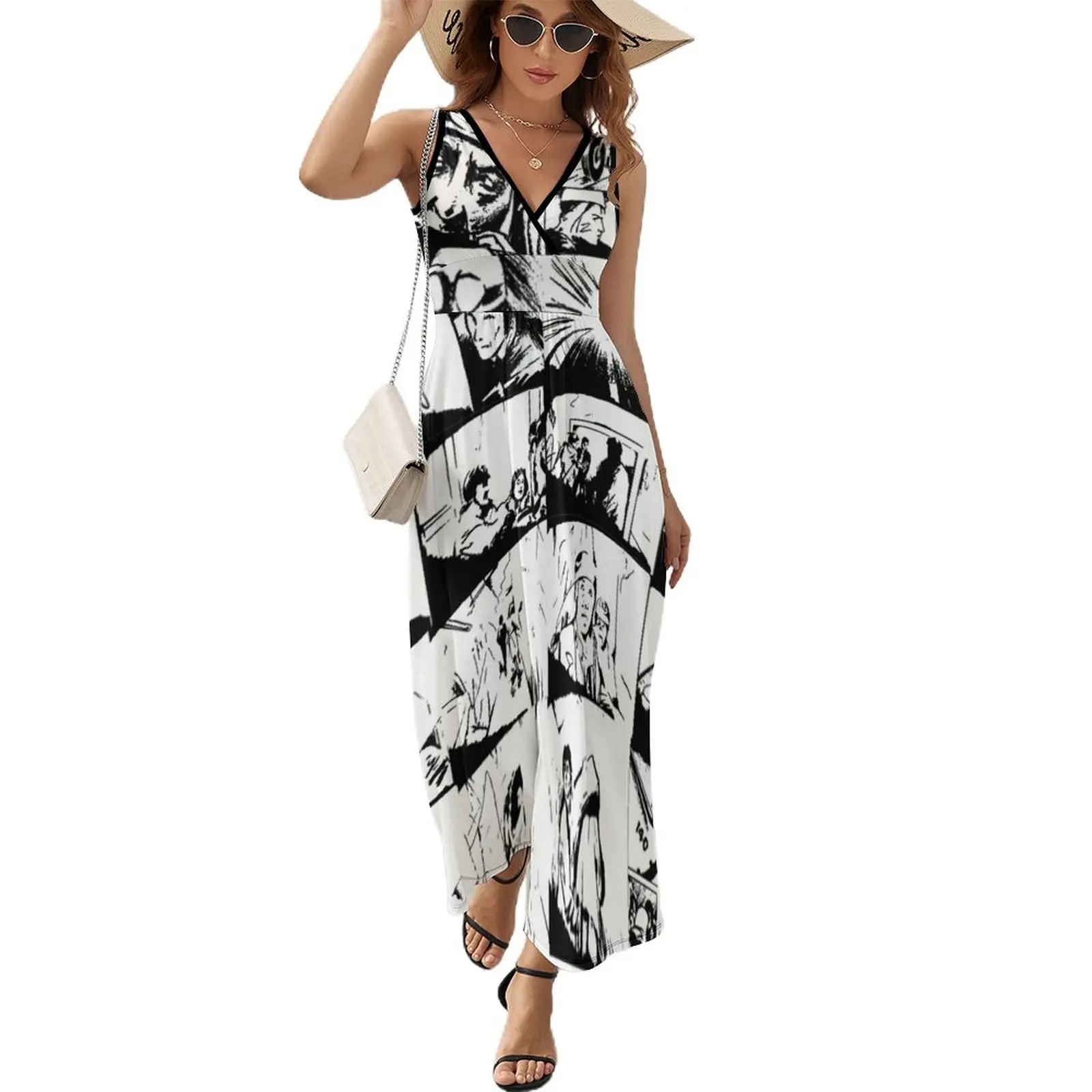 

Eighties Disco Pop Video Sleeveless Dress Party dresses for women beach dress dresses for women