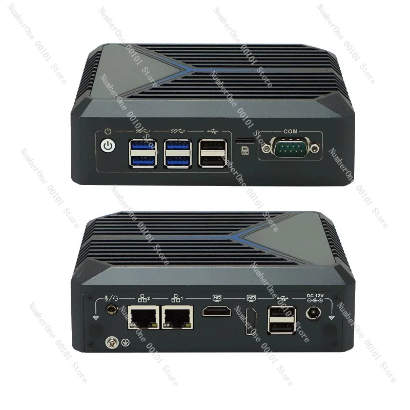 1221 Low-Power Dual-Network Dual-Display Mini Industrial Control Computer J6412 Embedded Mini Industrial Control Machine