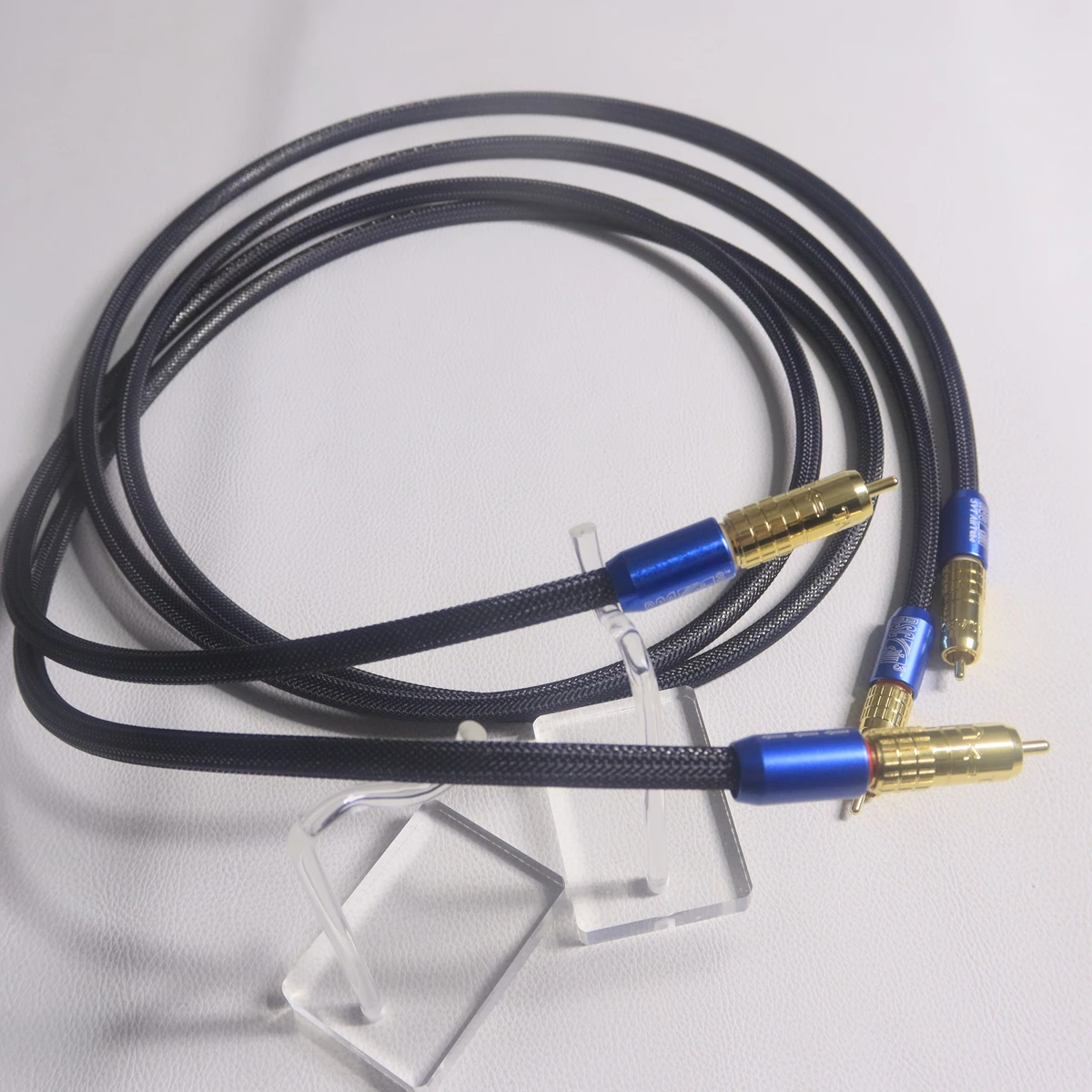 

1pair US sound Lab high-end RSC Air No.3 RCA cable Hifi audio line single crystal copper silver-plated High Quality 2rca to 2rca