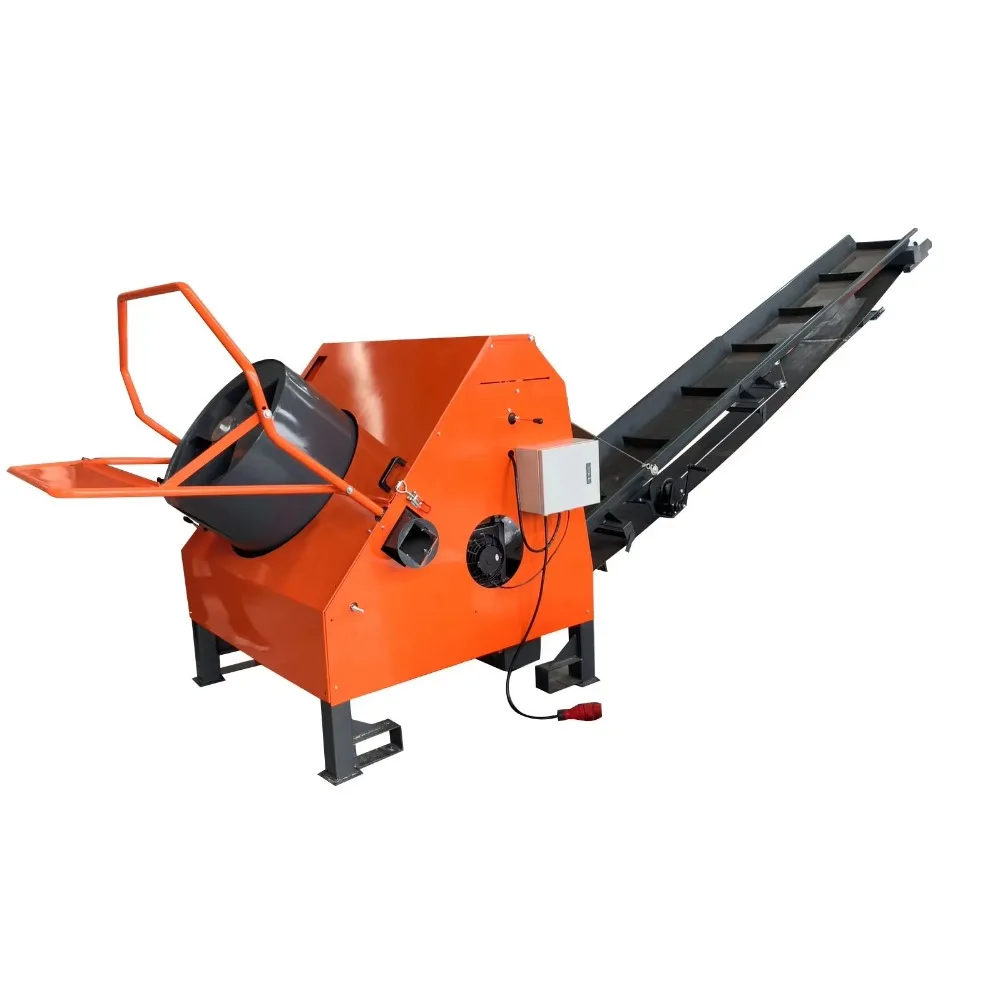 Hot Sale Woodworking PTO / Electric Firewood Processor Wood Processor Log Splitter with Drum Saw