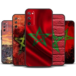 Morocco Moroccan Flag Funda For Samsung Galaxy S23 Ultra S22 Plus S20 S21 FE S8 S9 S10 Note 10 20 S24 Ultra Case