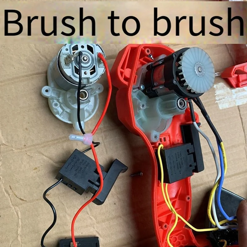 Serra elétrica sem fio, Atualização Brushless Motor substituição para Chain Saw, Single Handed Saw, Fino Acabamento