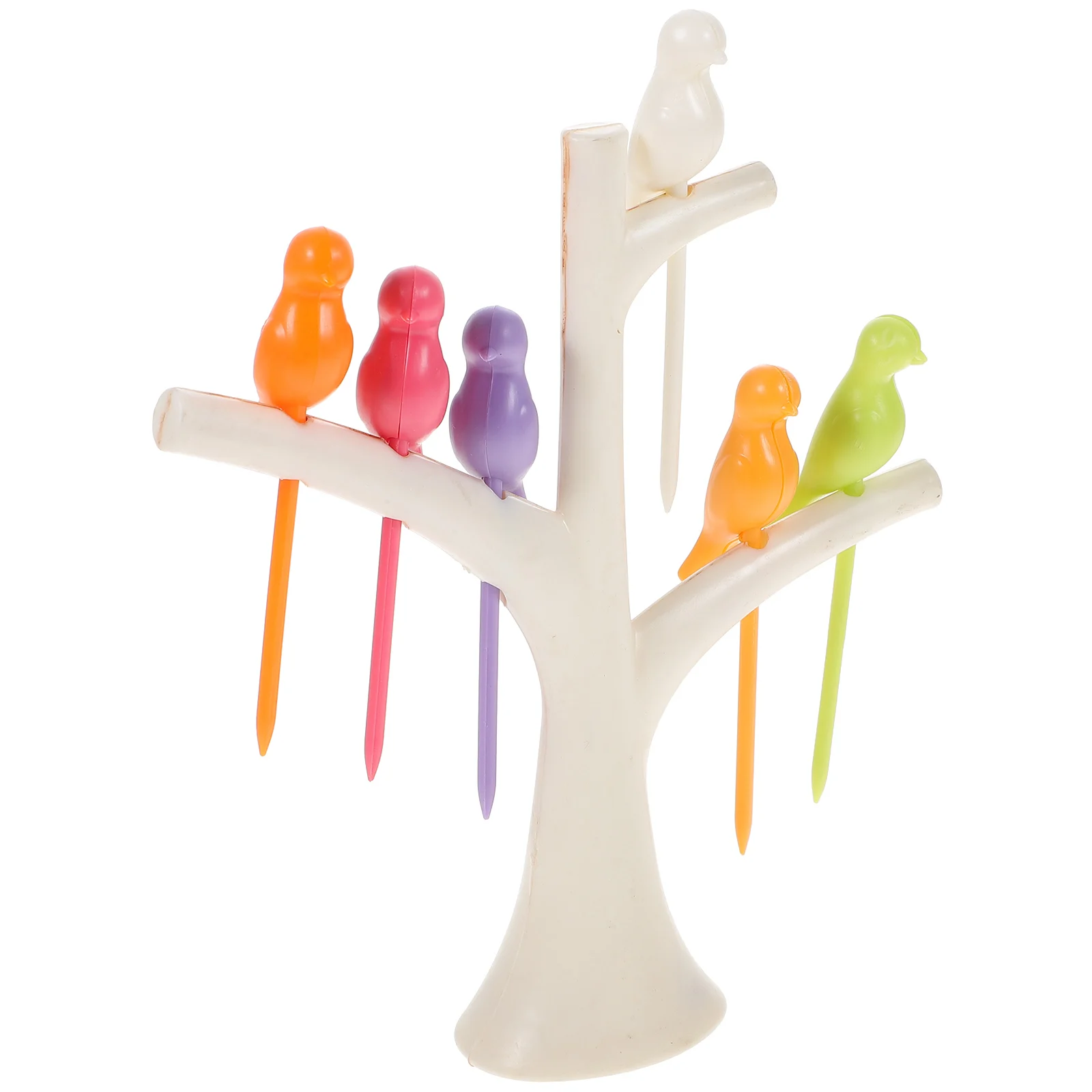 

Green Plastic Fruit Fork Toothpick 145x14cm Kids Outdoor Picnic Travel Cocktail Wedding Decor Home Use Rust Resistant