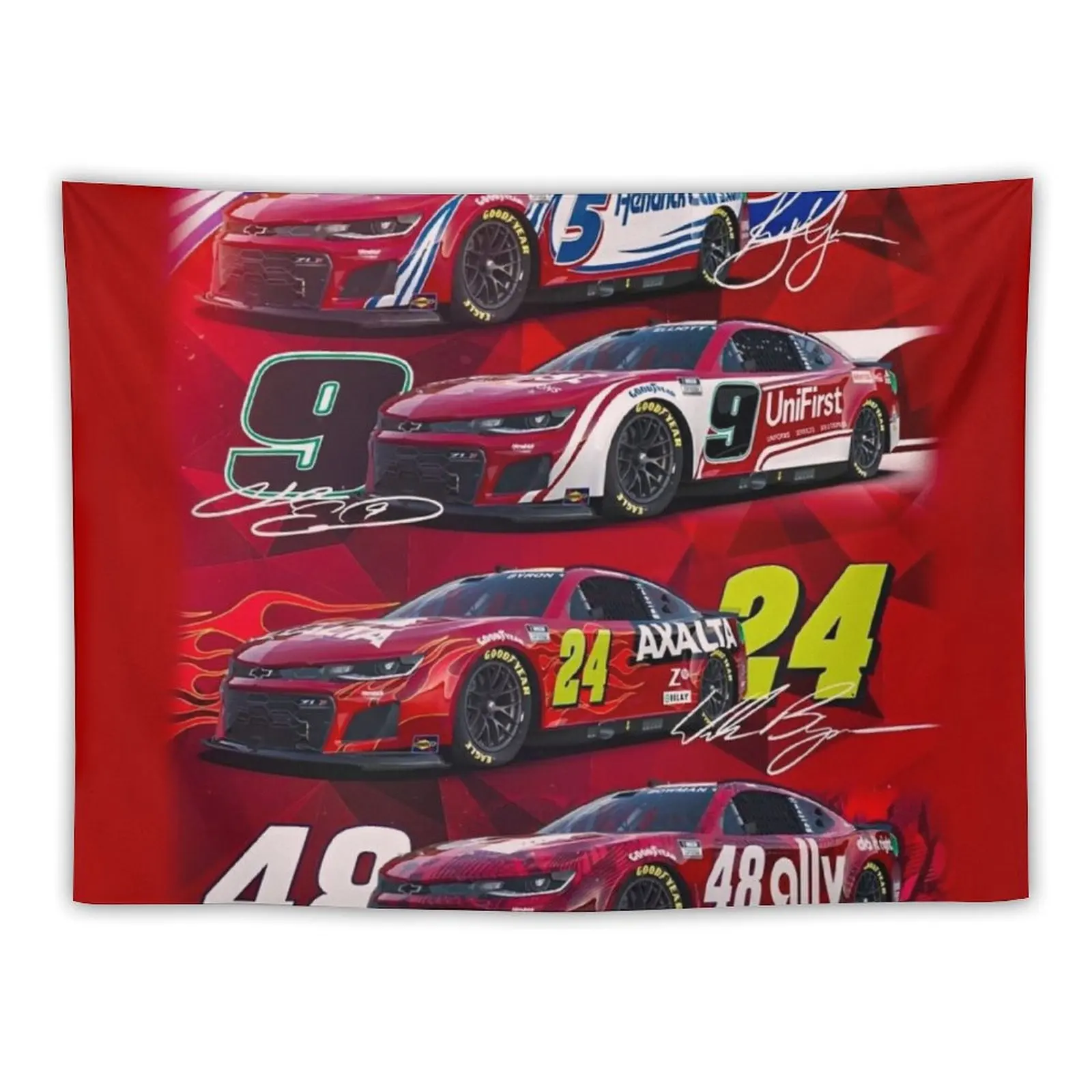 

Nascar car Tapestry Aesthetic Room Decor Art Mural Decoration Bedroom Tapestry