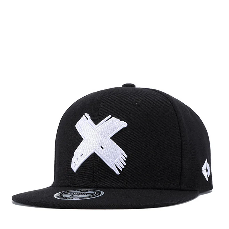 IPC Neue Unisex Einfache Buchstabe X Stickerei Hip-hop Hüte Frühling Herbst Im Freien Einstellbare Casual Baseball Caps Sonnenschutz Hut – Detail 4