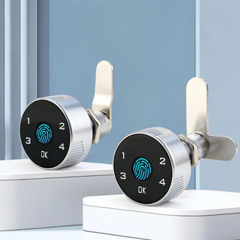 Digital Password Cabinet Lock Fingerprint App Control Smart Electronic Security For Wooden Drawer Office Locker Cupboard