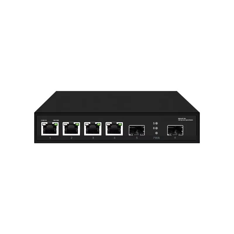 5-Port 8-Port 2.5G Web Management 802.3at 30W Fanless Desktop Multi-Gigabit Managed PoE+ Switch with 10G SFP+