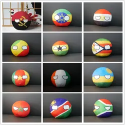 Countryballs Plush Doll Angola Ethiopia Congo Ghana Nigeria Senegal Somalia Morocco Ball Polandball Stuffed Pillow Toy for Gift