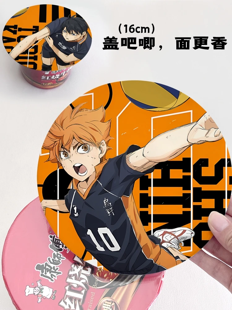 

Anime Haikyuu!! Shoyo Hinata Cosplay High Definition Cute Badge Covered Instant Noodles Ambitus