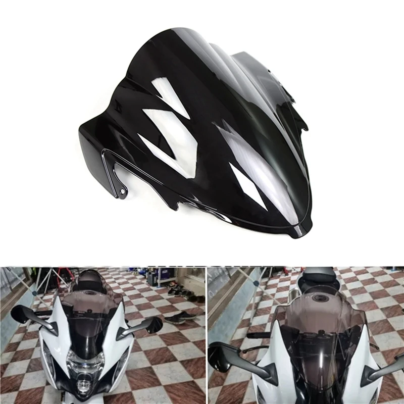 For SUZUKI Hayabusa GSX1300R GSX-R1300 2021-2023 Black Motorcycle Windshield Windscreen Screen Faring