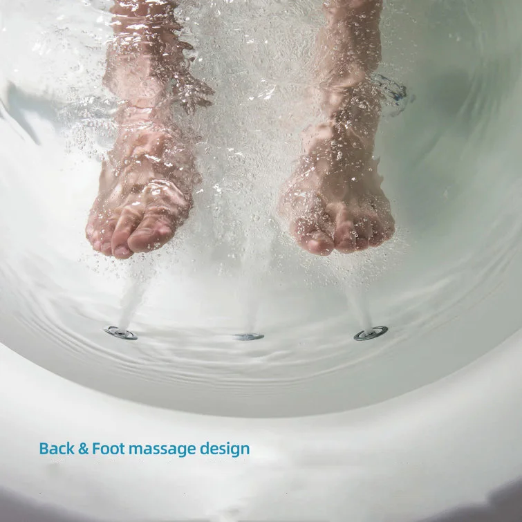 Gurgle Hot Selling Massage Bathtub Whirlpool Indoor Freestanding Spa Bath Tub Acrylic Air Jet Tub Jacuzzier Bathtub