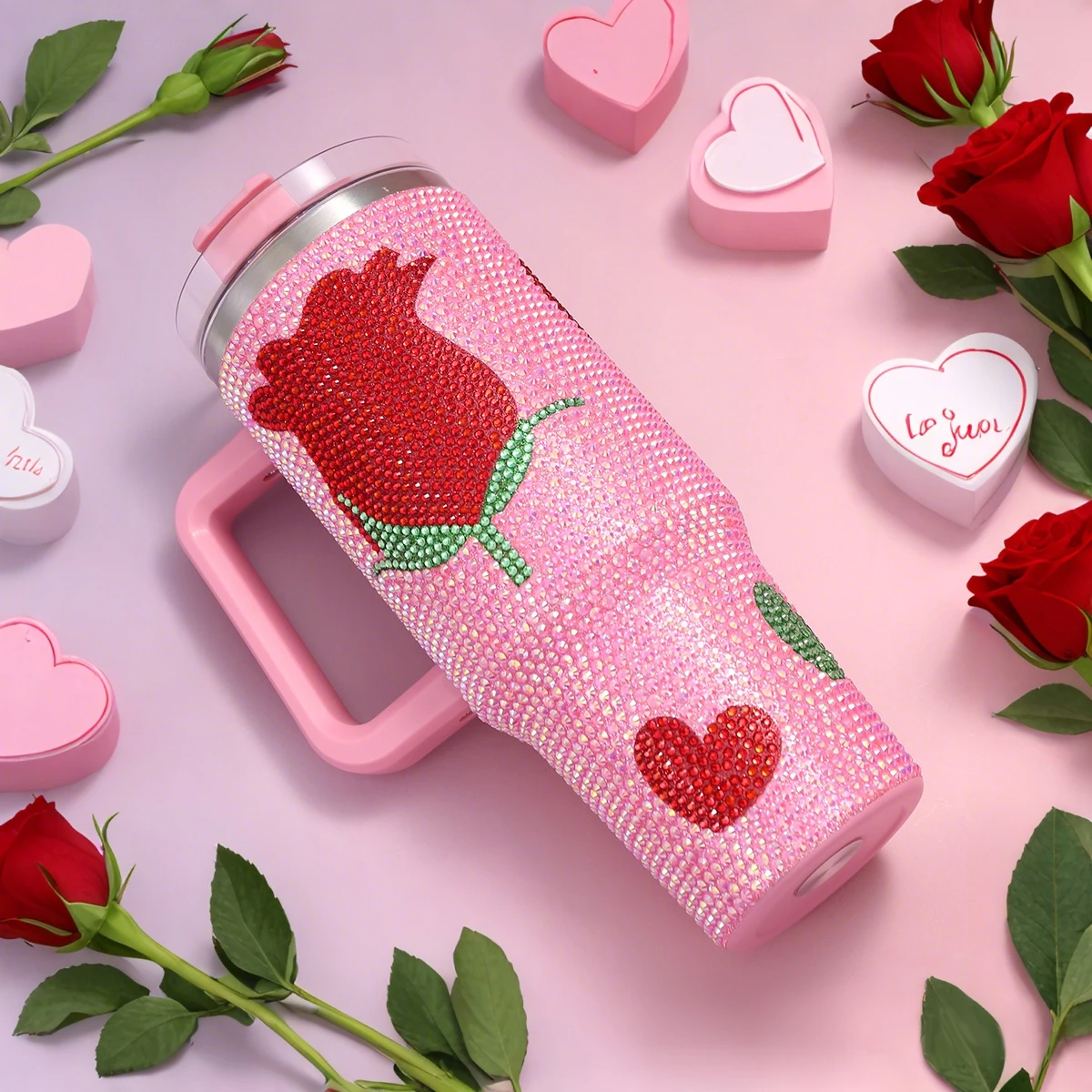 Valentine's Day Gift 1200ml Thermal Water Bottle Thermos Vacuum Flask Double Stainless Steel Coffee Tea Insulated Cup Leakag