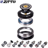 ZTTO MTB bicicleta de carretera auriculares CNC 1 1/8 ""-1 1/2"" 1,5 cónico 28,6 tubo recto horquilla de bicicleta rodamiento de dirección interno piezas de bicicleta