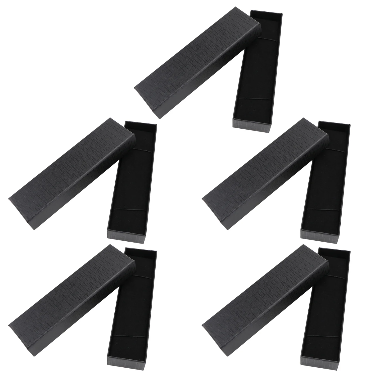 5 قطعة صندوق هدايا قرطاسية ورقية حافظة أقلام طالب متينة صندوق تخزين متعدد الوظائف لمنظم الإشارة المرجعية لقلم الرصاص #3