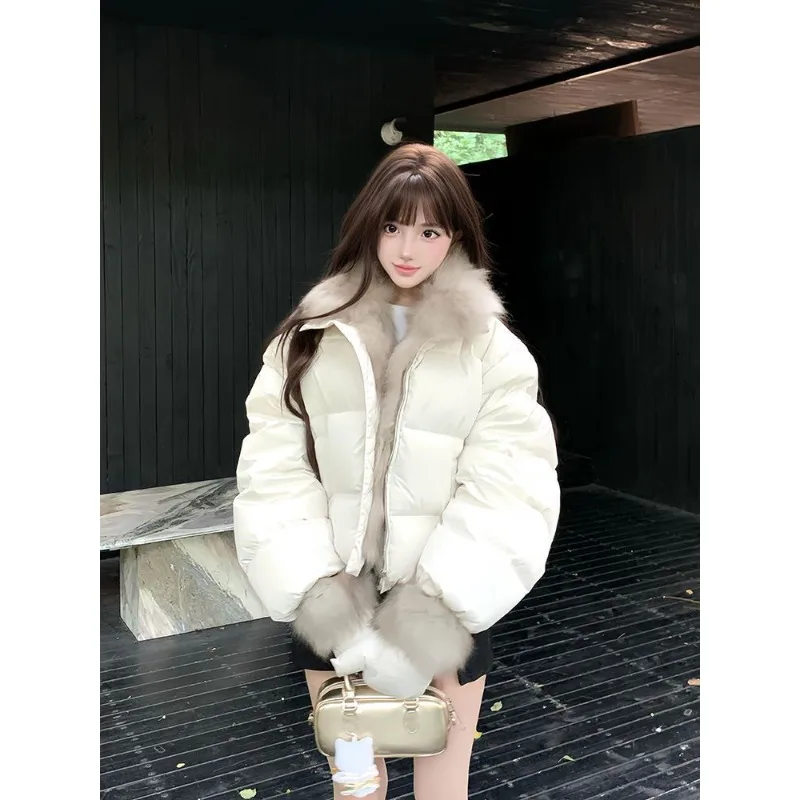 الكورية الأسرة الغنية ابنة الرياح أفخم الخبز القطن وسادة مبطنة المرأة شتاء جديد البيج الدافئة القطن وسادة مبطنة رائعة