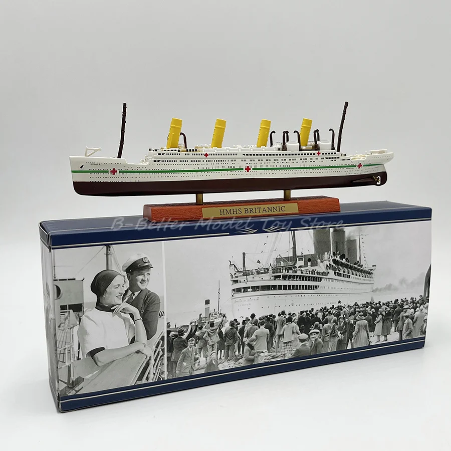 

1:1250 Diecast Ship Model Toy HMHS Britannic Ocean Liner Cruiser Miniature Replica