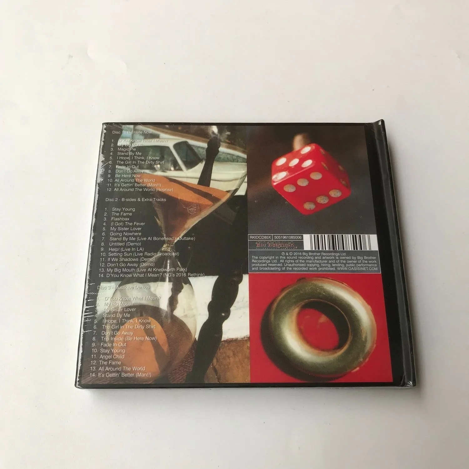 Vintage Oasis Music CD Be Here Now Album Deluxe Compact Disc Cosplay Walkman CD Player Soundtracks Box Collection Party Music