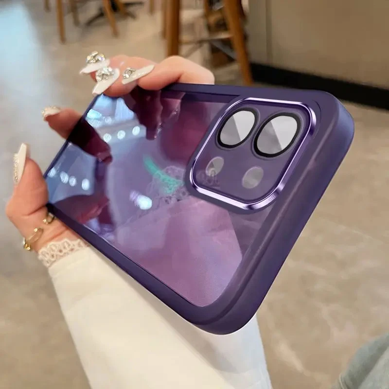 Capa para VIVO Y05 4G, Capa para Vovo Y 05, Capa para Celular VivoY05, Capa Transparente de Silicone com Protetor de Câmera e Lente, Capa Traseira, Carcaça.