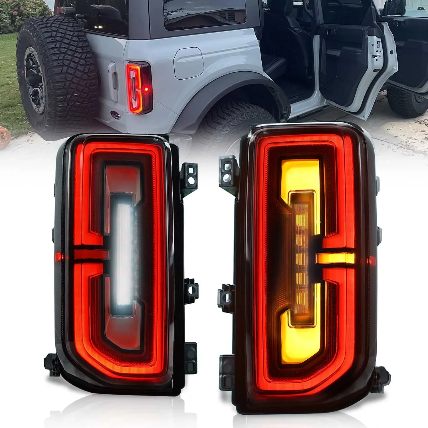 Spedking Hot selling 4x4 auto accessories General purpose model led lamp taillight tail light tail lamp for Bronco