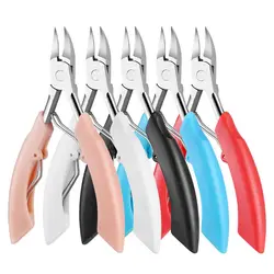 Stainless Steel Professional Nail Clippers Silver Eagle Nose Pliers Suit for Thick Hard Nails Correction Cuticle Nippers