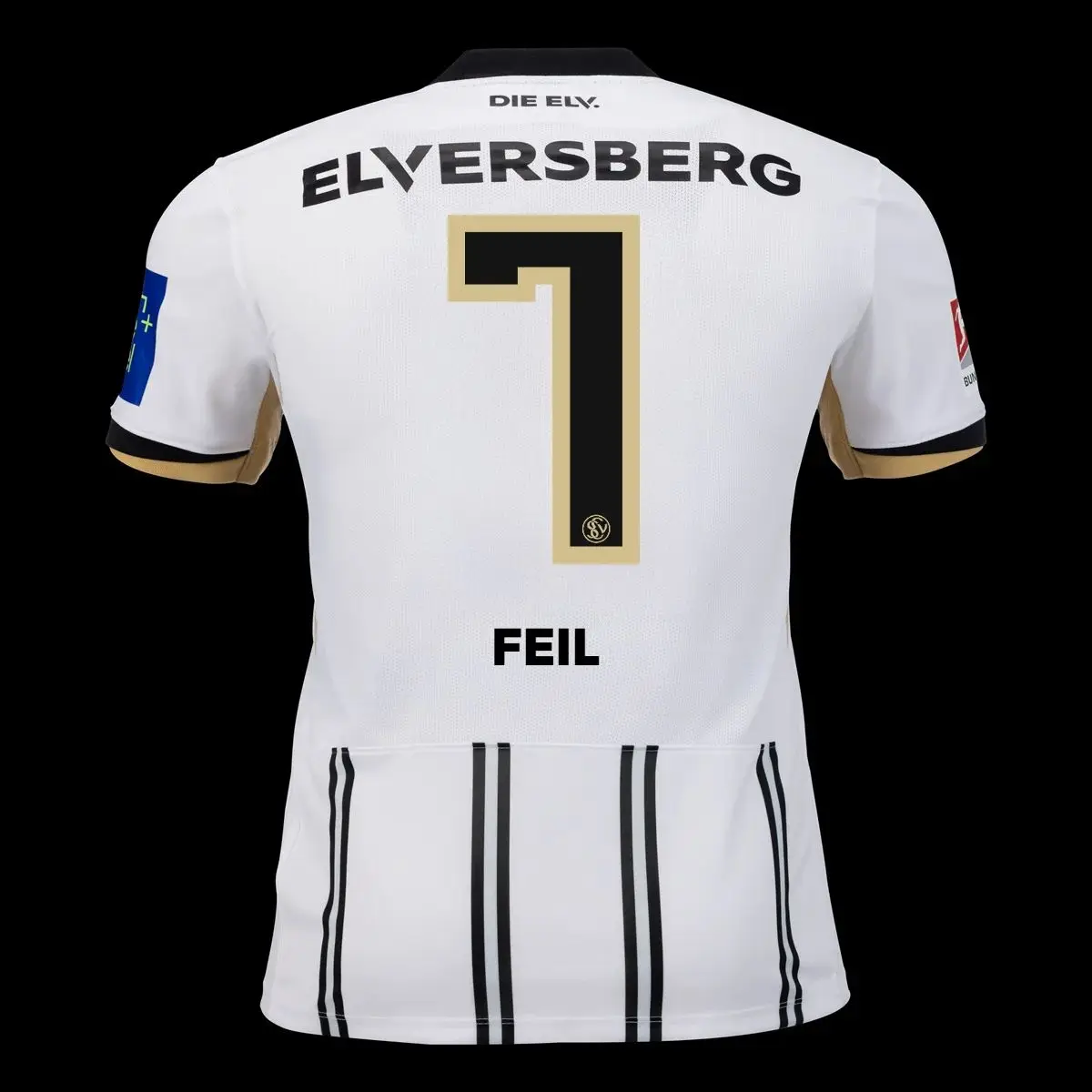 25/26 نمط جديد SV Elversberg المنزل جيرسي الرجال عادية فضفاض التجفيف السريع تنفس تي شيرت رياضي تدريب كرة القدم للجنسين #1