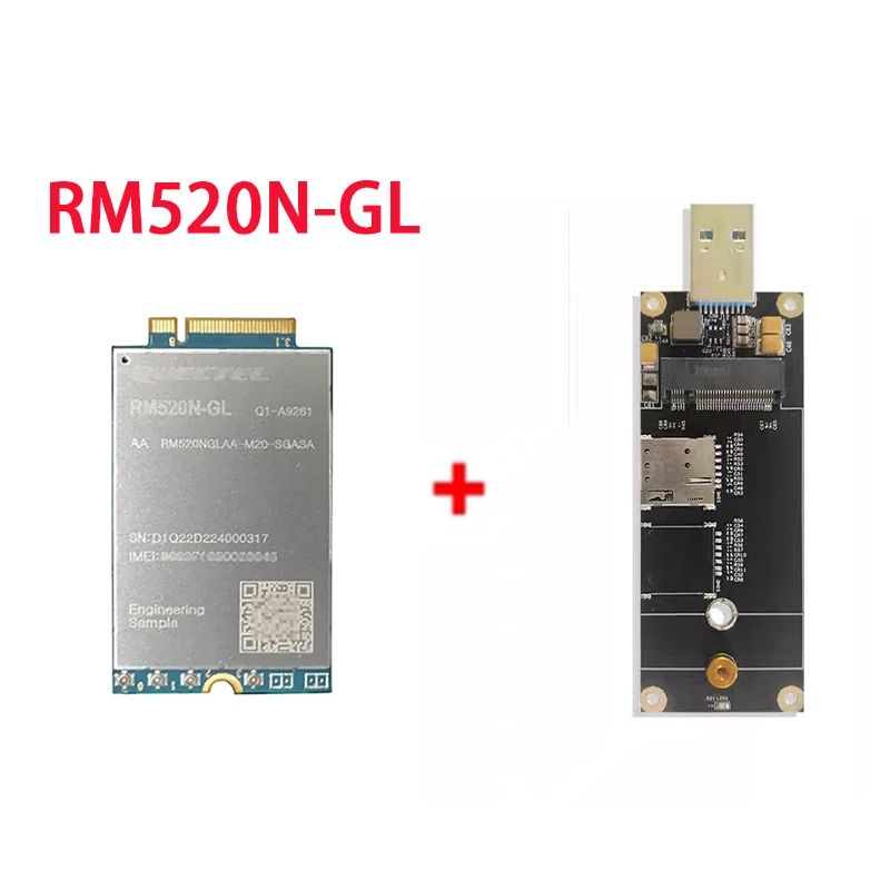 

Quectel 5G RM520N-GL Sub-6 GHz NR M.2 module RM520NGLAA-M20-SGASA for Global