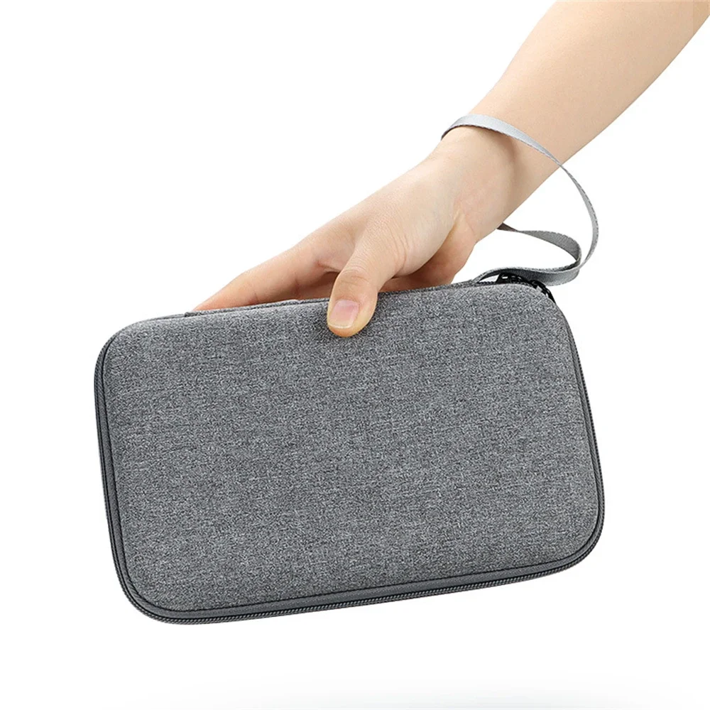 Große Kapazität Reise-Elektronikzubehör-Organizer Tablet-Festplatten-Kabel Tragbare Aufbewahrungstasche EVA Duricrust Airbag – Detail 6
