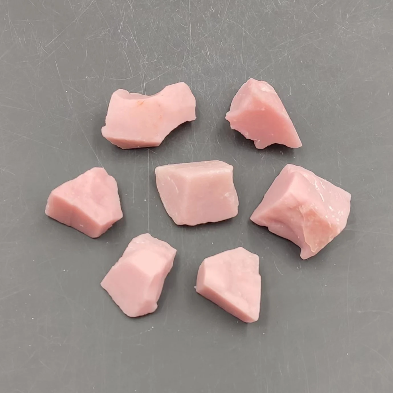 1pc Natural Pink Opal Raw Stone Rough Quartz Crystal Reiki Healing Rock Mineral Specimen Aquarium Home Decoration