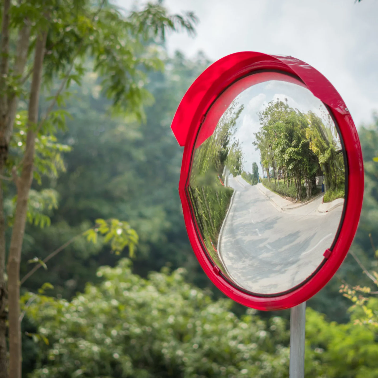 Traffic Corner Mirror Round Mirrors Outdoor Roadway Convex Safety Panoramic Security