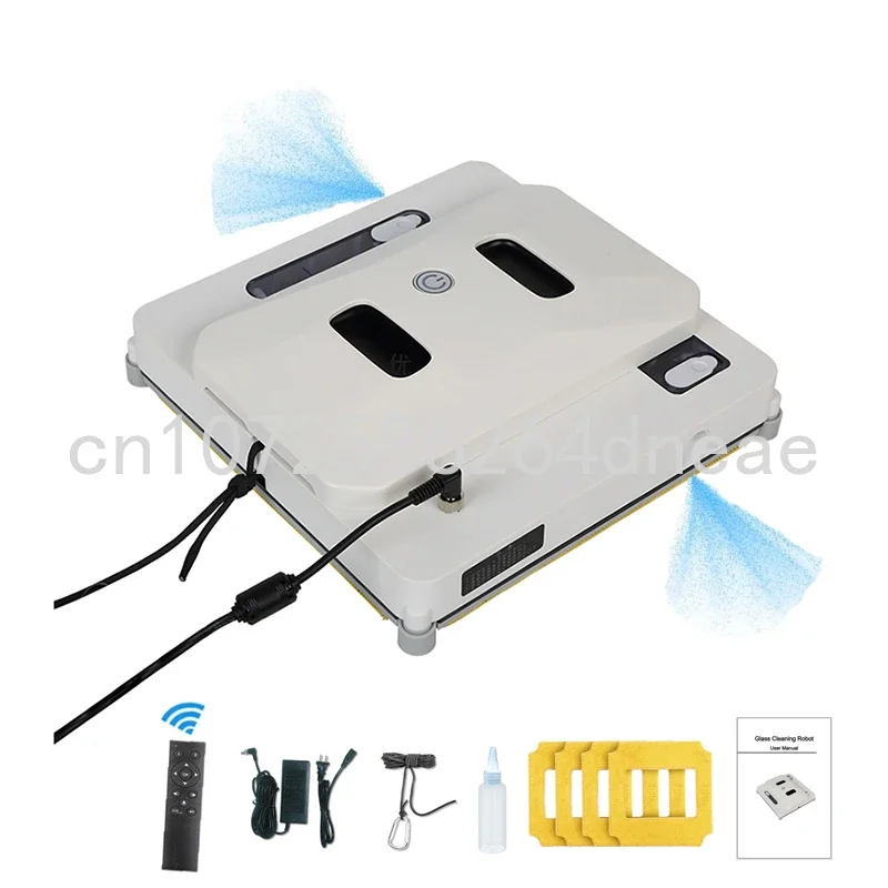 NEW Window Cleaning Robot Auto Water Spray Vacuum Cleaner,Anti-falling,Automatic Glass Washing,Built in Detecting Edge Sensors