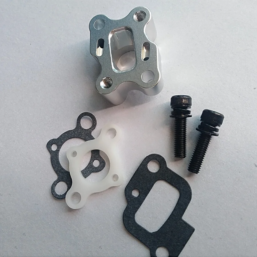 Zestaw kolektorów dolotowych ABZZ-CNC do silników gazowych 23-30.5Cc Zenoah Cy Hpi Baja 5B 5T 5Sc Losi 5Ive-T Rovan King Motor — zdjęcie produktu 4