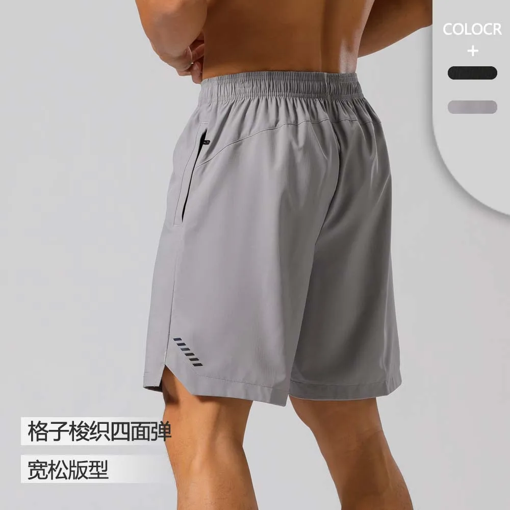 Woven shorts running fitness breathable quick-drying loose training pants gym shorts men clothing