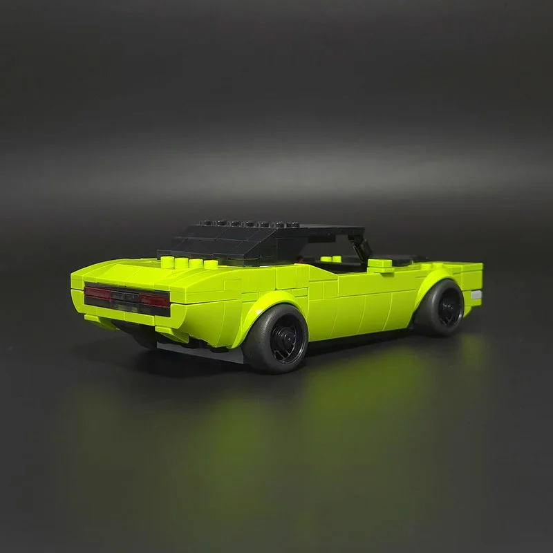 320 PCS Racing Car 77237 Challenger 70s MOC Customize Modular Building Block Creative Design Educational DIY Assembly Toy Gift